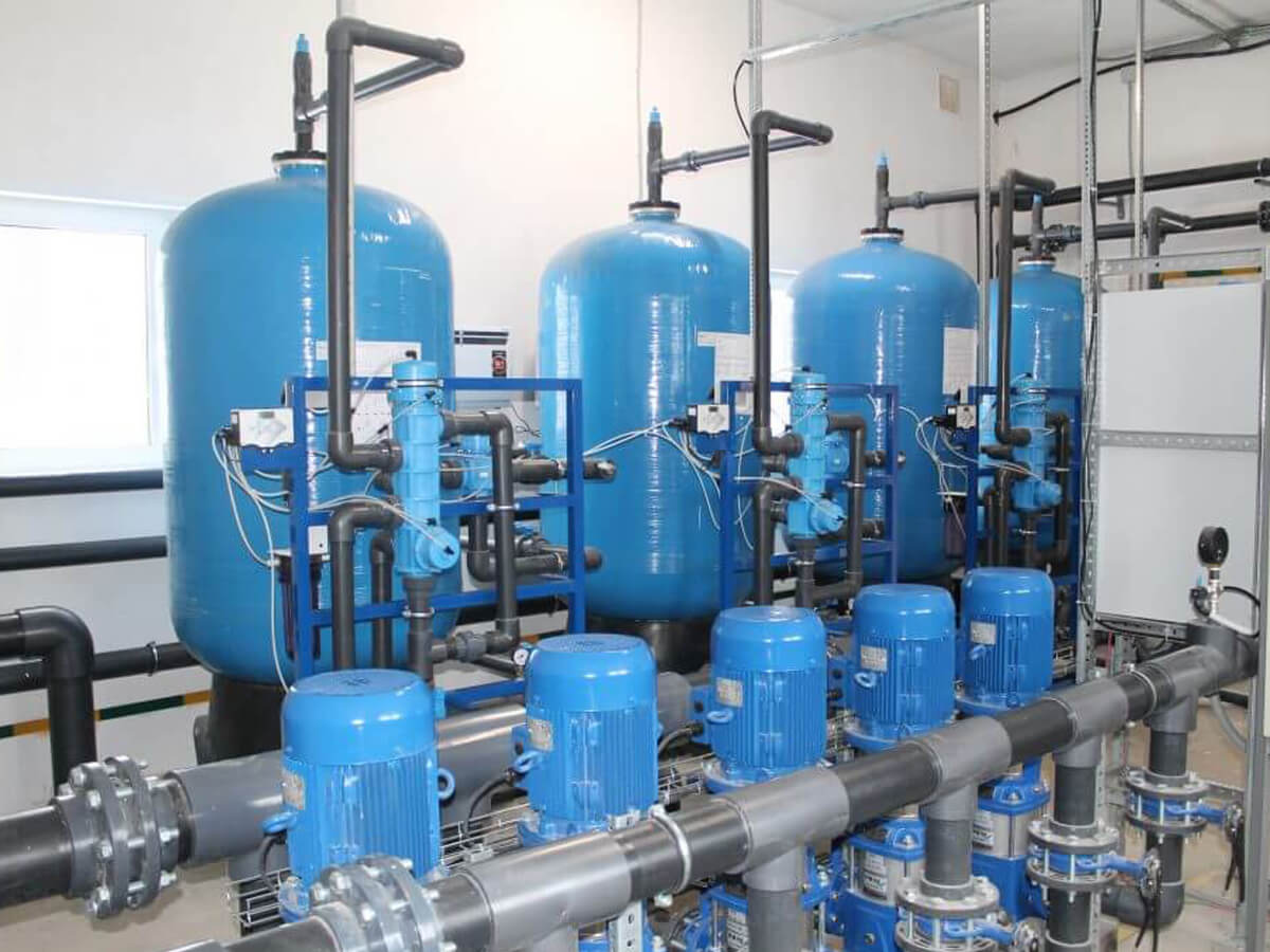 Montaż stacji uzdatniania wody